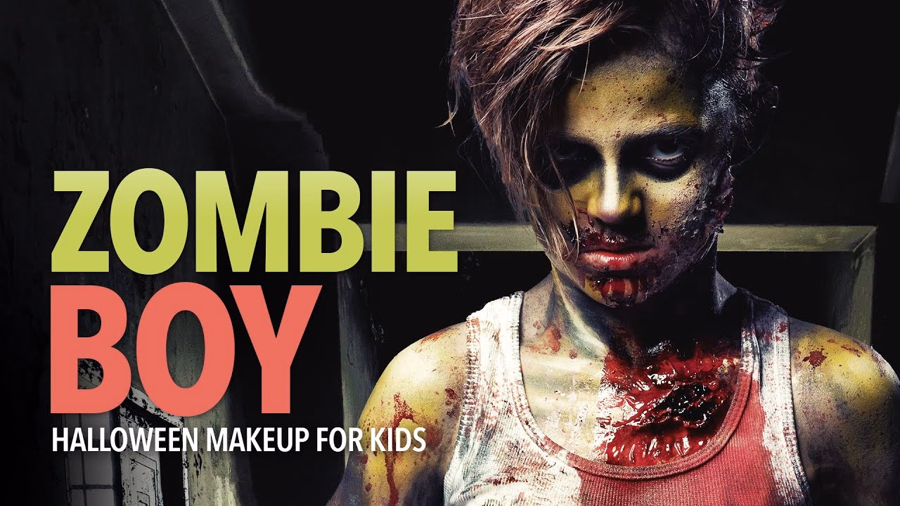 How to do zombie makeup for kids easy?