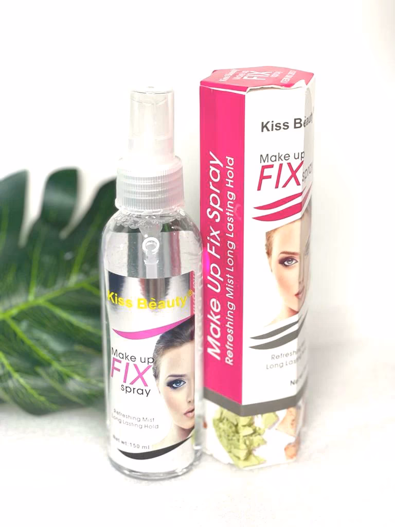 When to use Kiss Beauty makeup Fix spray?