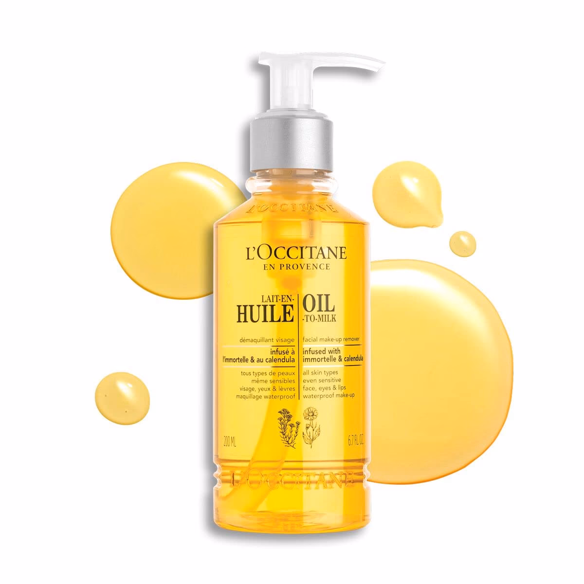 How do you use L Occitane oil makeup remover?