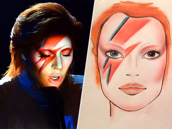 Who did Lady Gaga's Born This Way makeup?