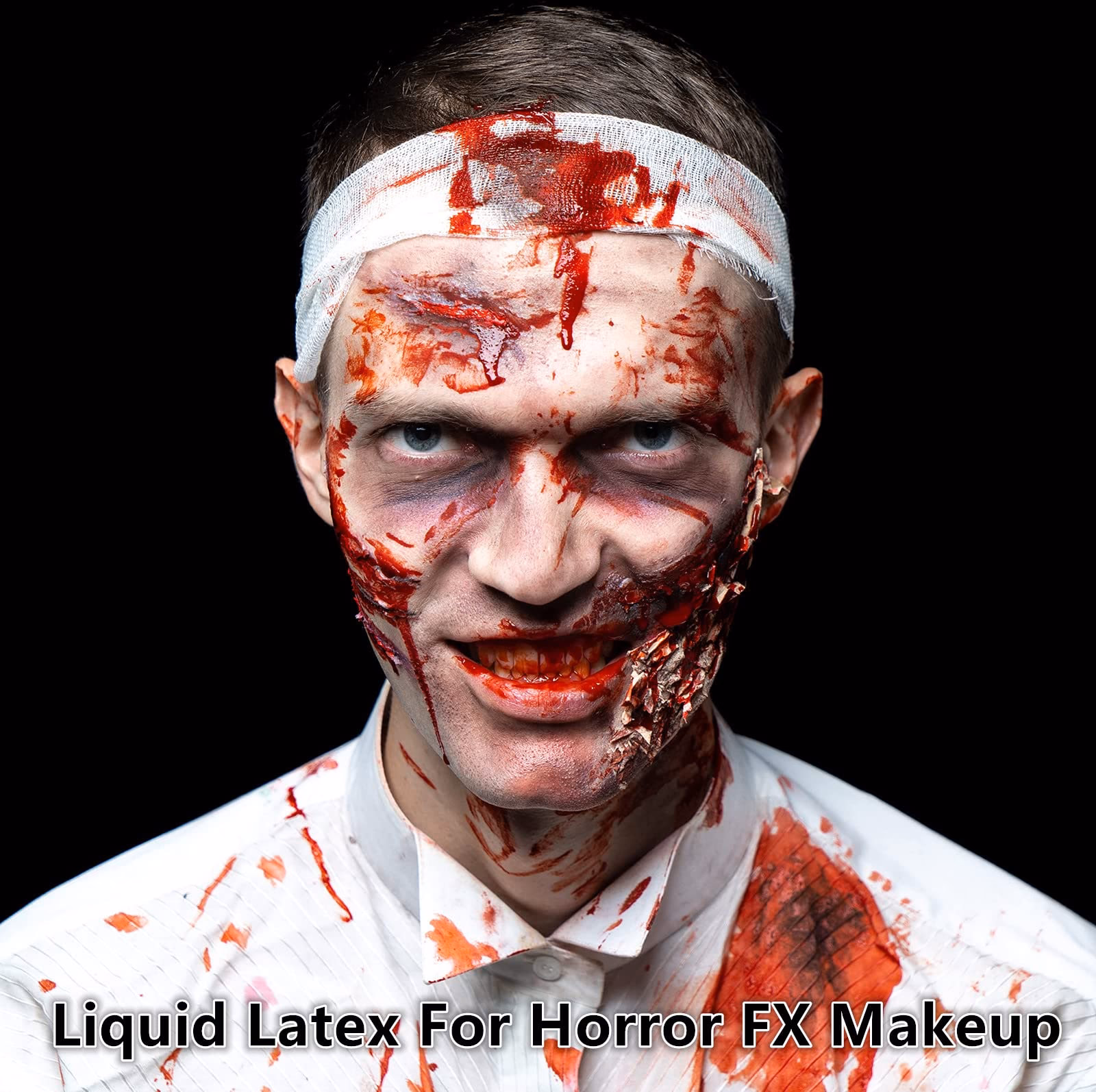 How do you remove latex Halloween makeup?