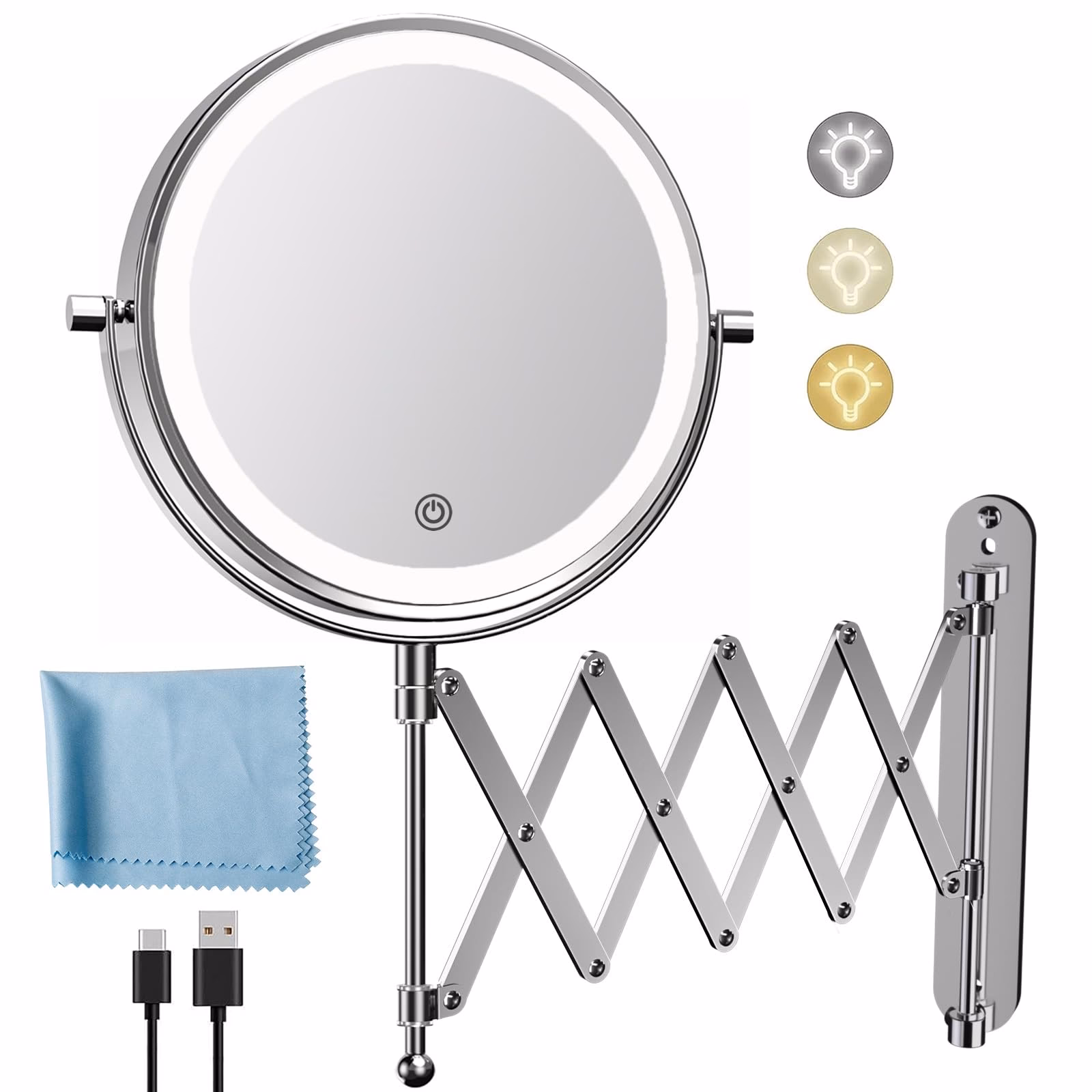 What is the best lighted mirror for makeup?