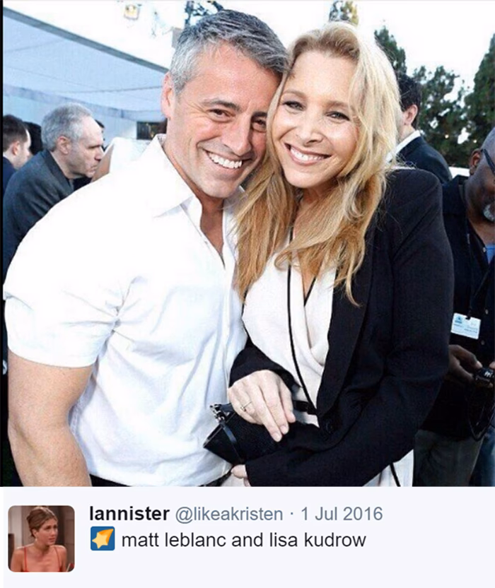 Is Lisa Kudrow's hair real in Friends?