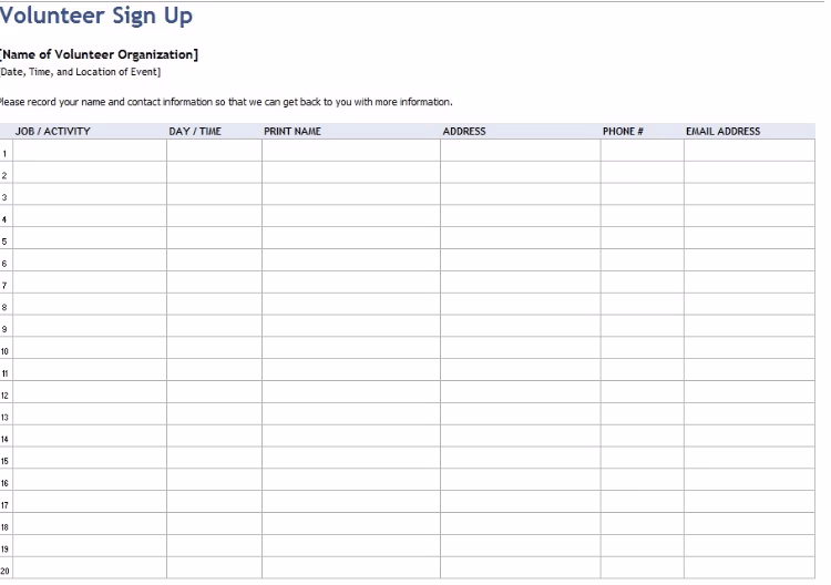 Can I use Google Forms to create a signup sheet?