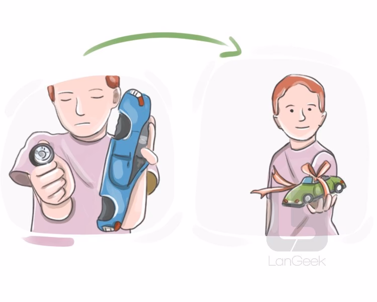 What does make-up with SB mean?