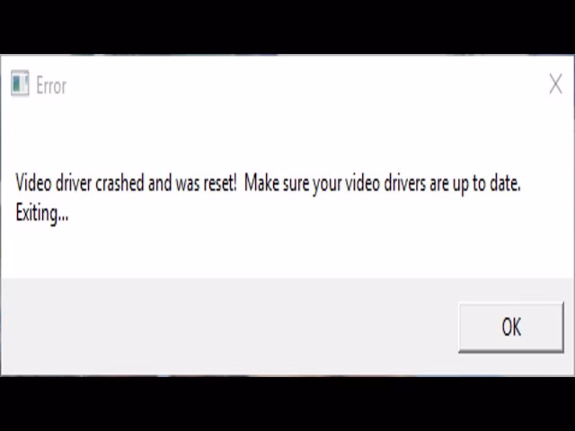 How do I make sure my video driver is up to date?