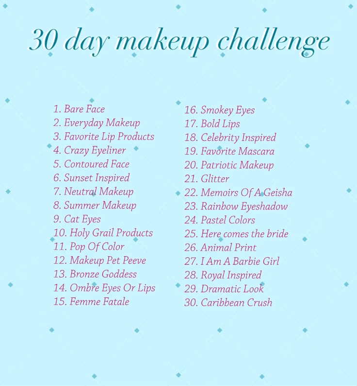 How to do makeup in 30s?