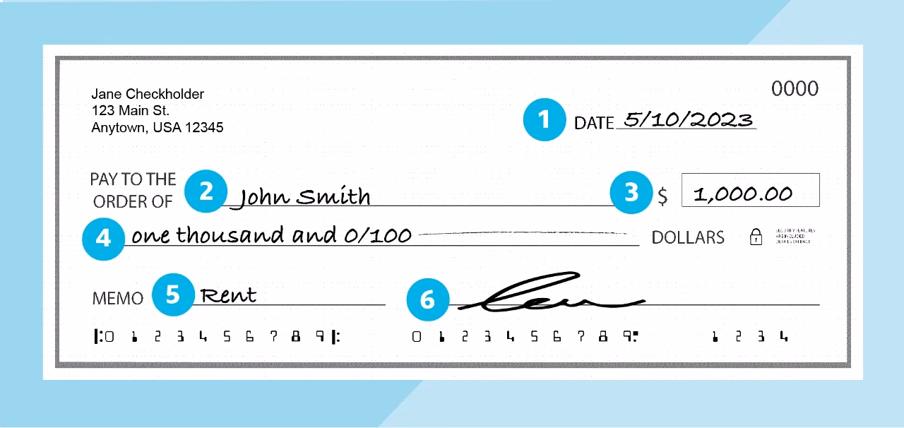 What is making of cheque?