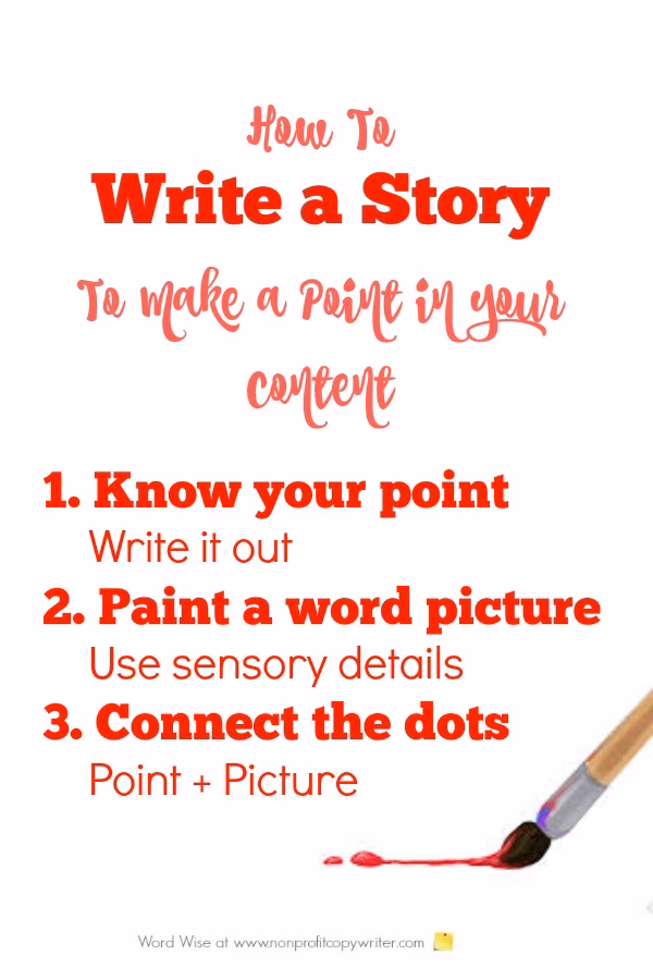 How do I make up a story?