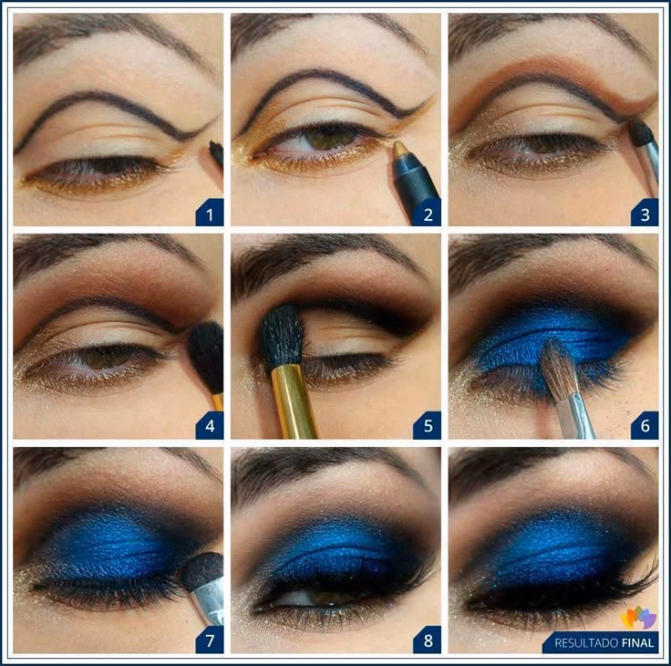 ¿Cómo llevar maquillaje de ojos azules?