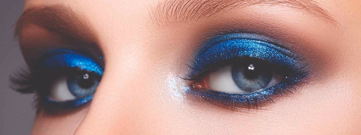 What is blue makeup used for?
