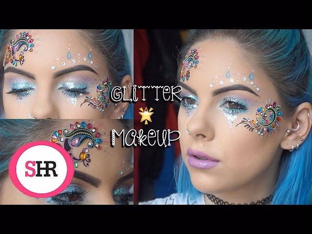 How to do glitter makeup for festival?