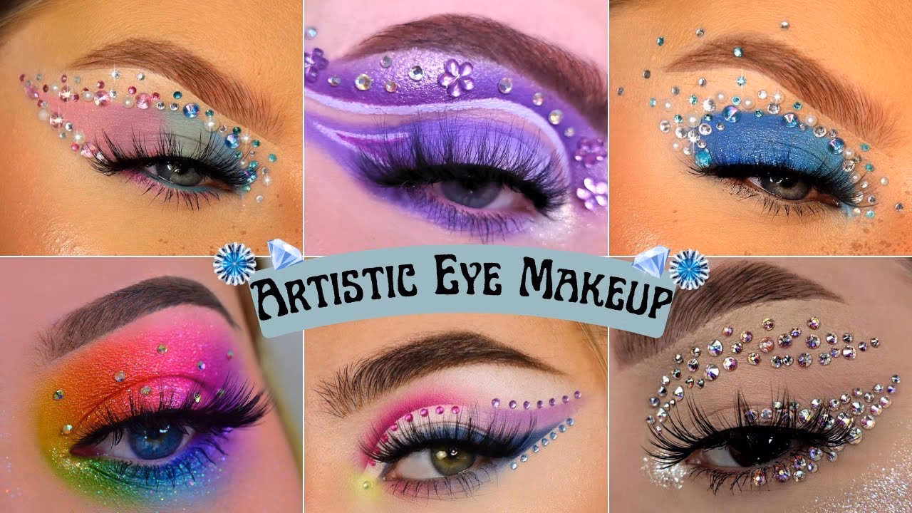 ¿Cómo poner piedras en el maquillaje?