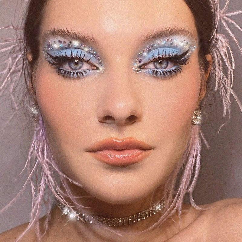 What makeup was popular in the 70's?