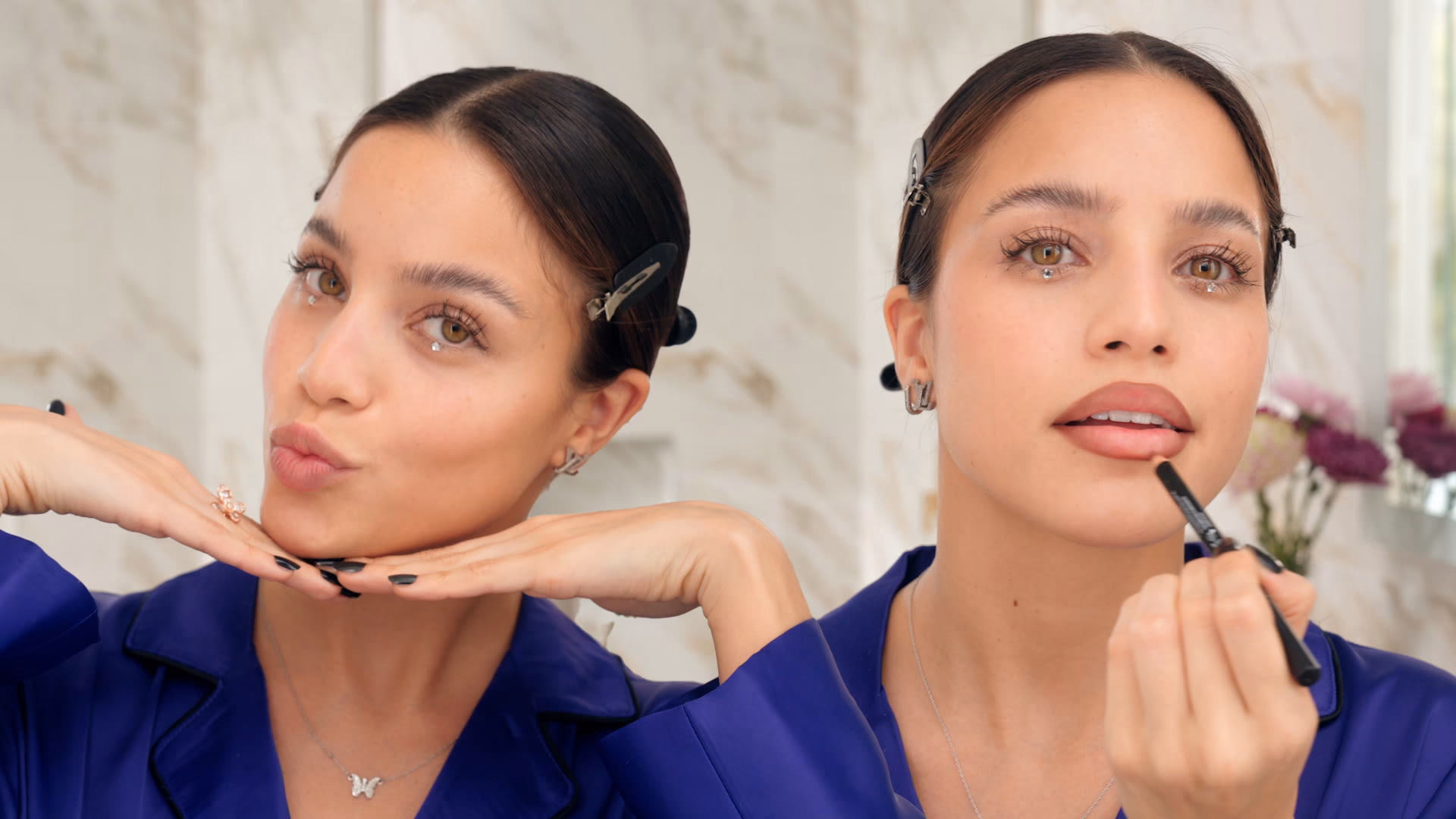 ¿Qué base de maquillaje utiliza Emilia Mernes?