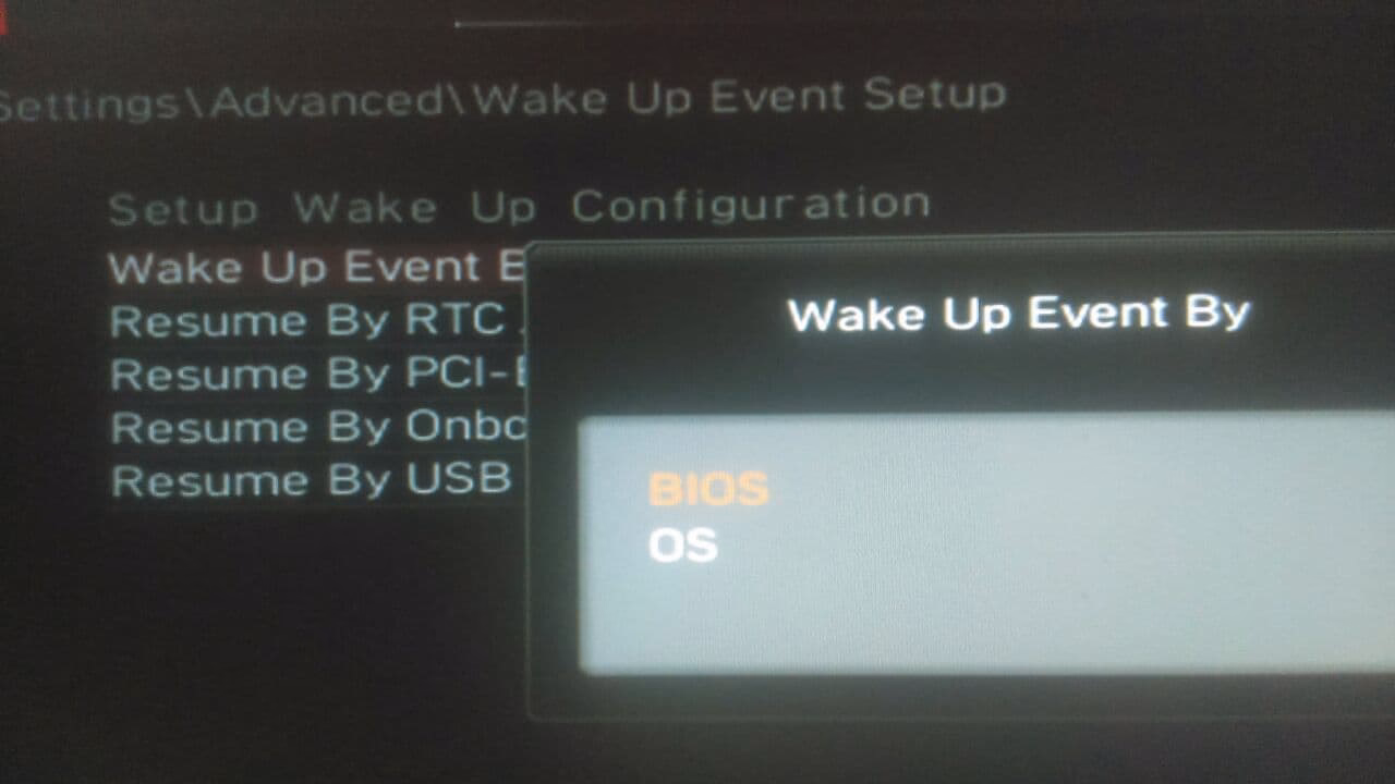 What is wake up on LAN in BIOS?