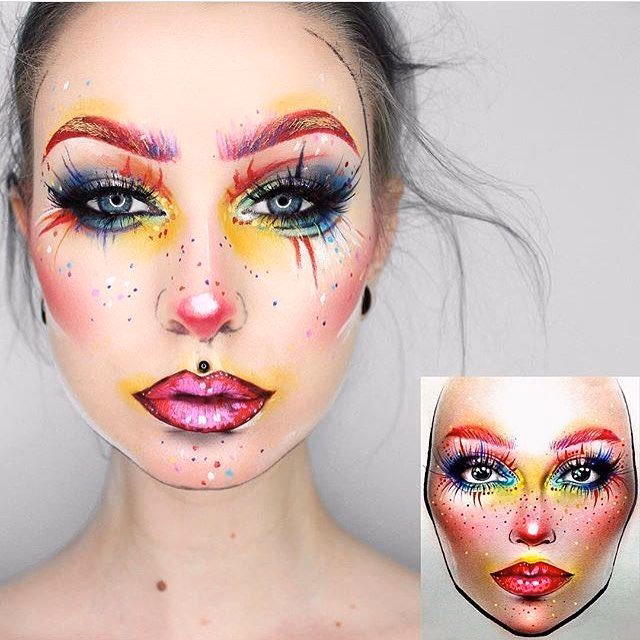 ¿Cómo se llama el maquillaje exagerado?