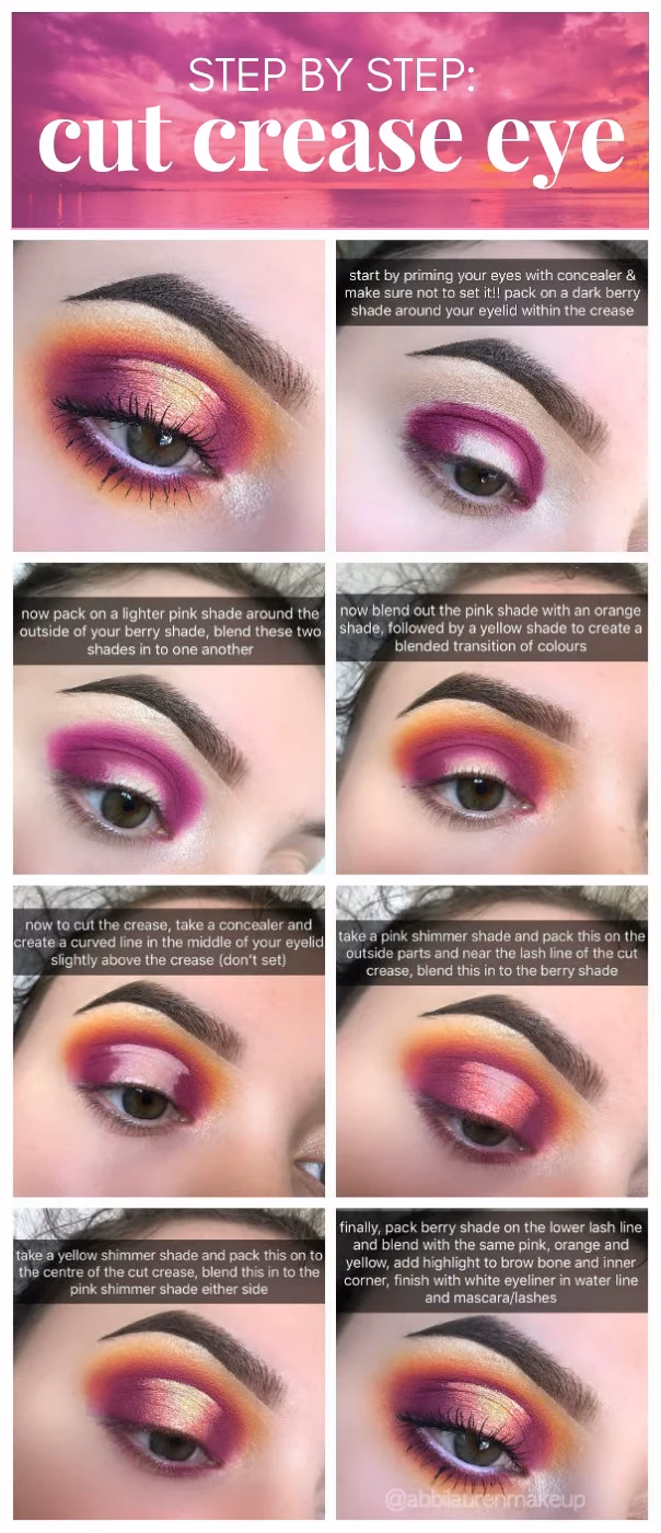 How do you fix eye creases with makeup?