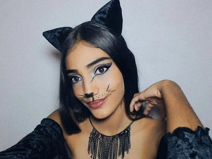 What makeup to use for a cat costume?