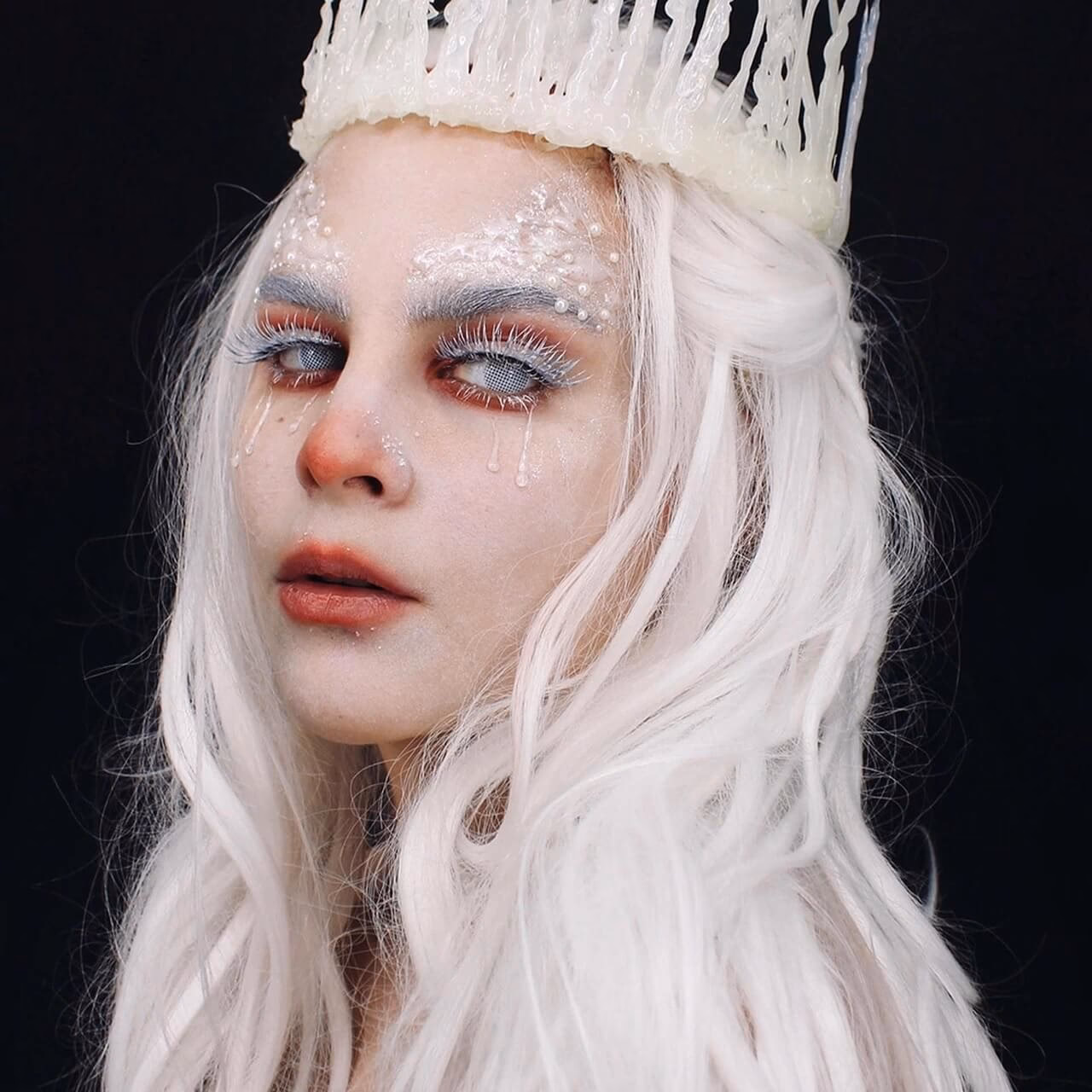 How can I make my hair almost white?