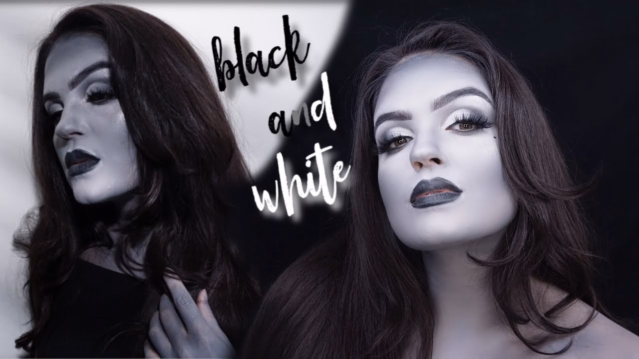How to do makeup for black and white?