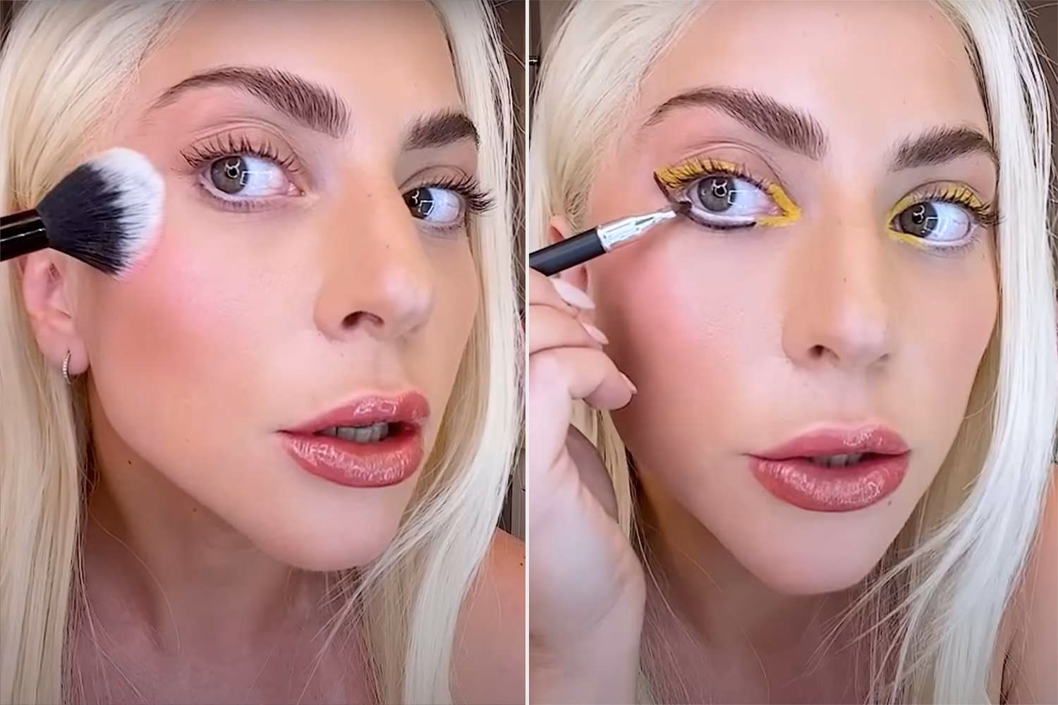 What is Lady Gaga's makeup called?