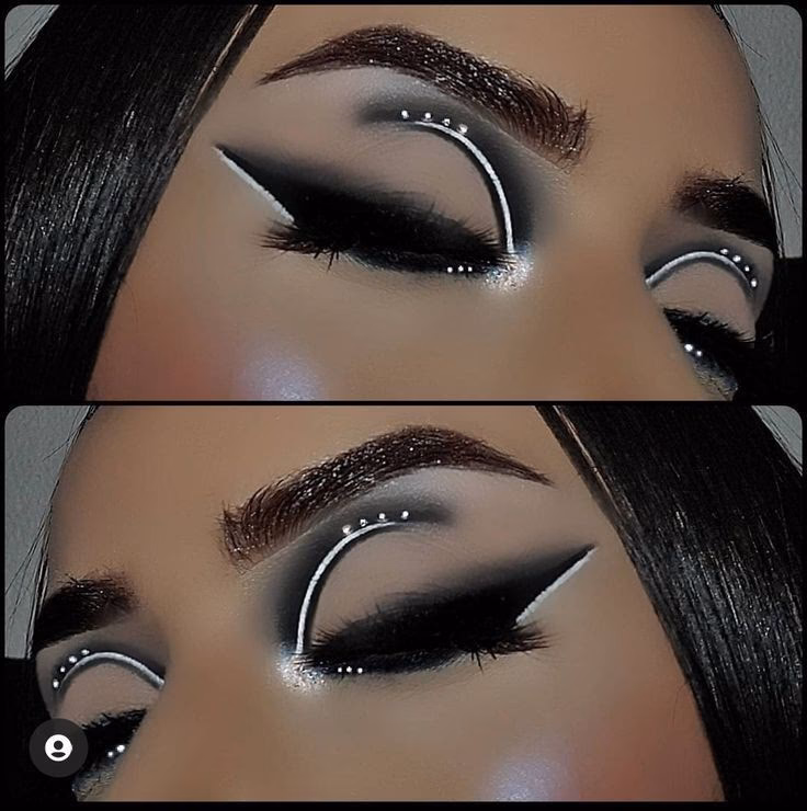 ¿Qué colores de sombras resaltan los ojos negros?