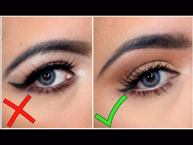 ¿Qué maquillaje favorece a los ojos caídos?