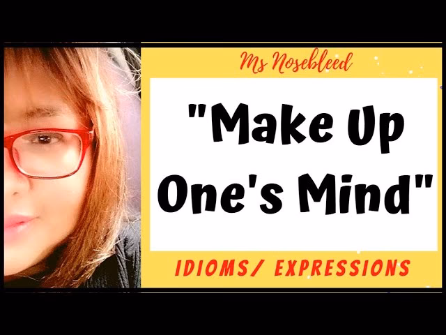 What is an example of out of one's mind?