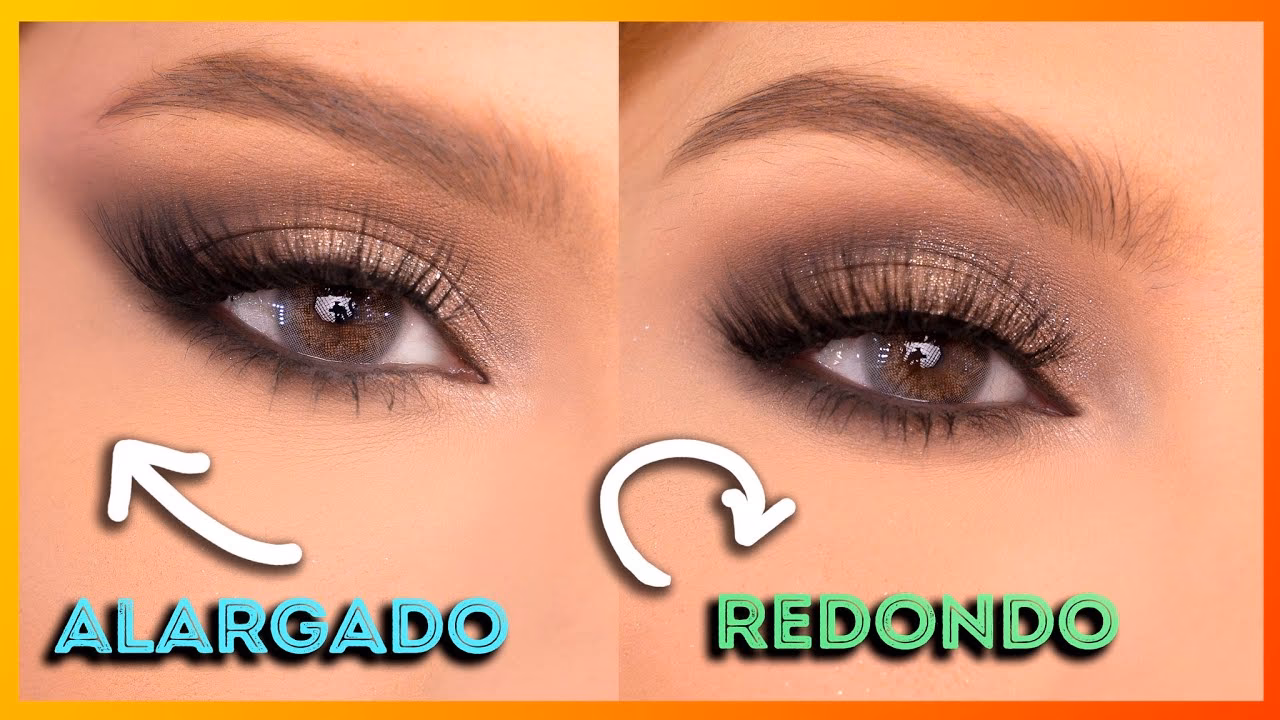 ¿Qué maquillaje queda mejor en los ojos redondos?