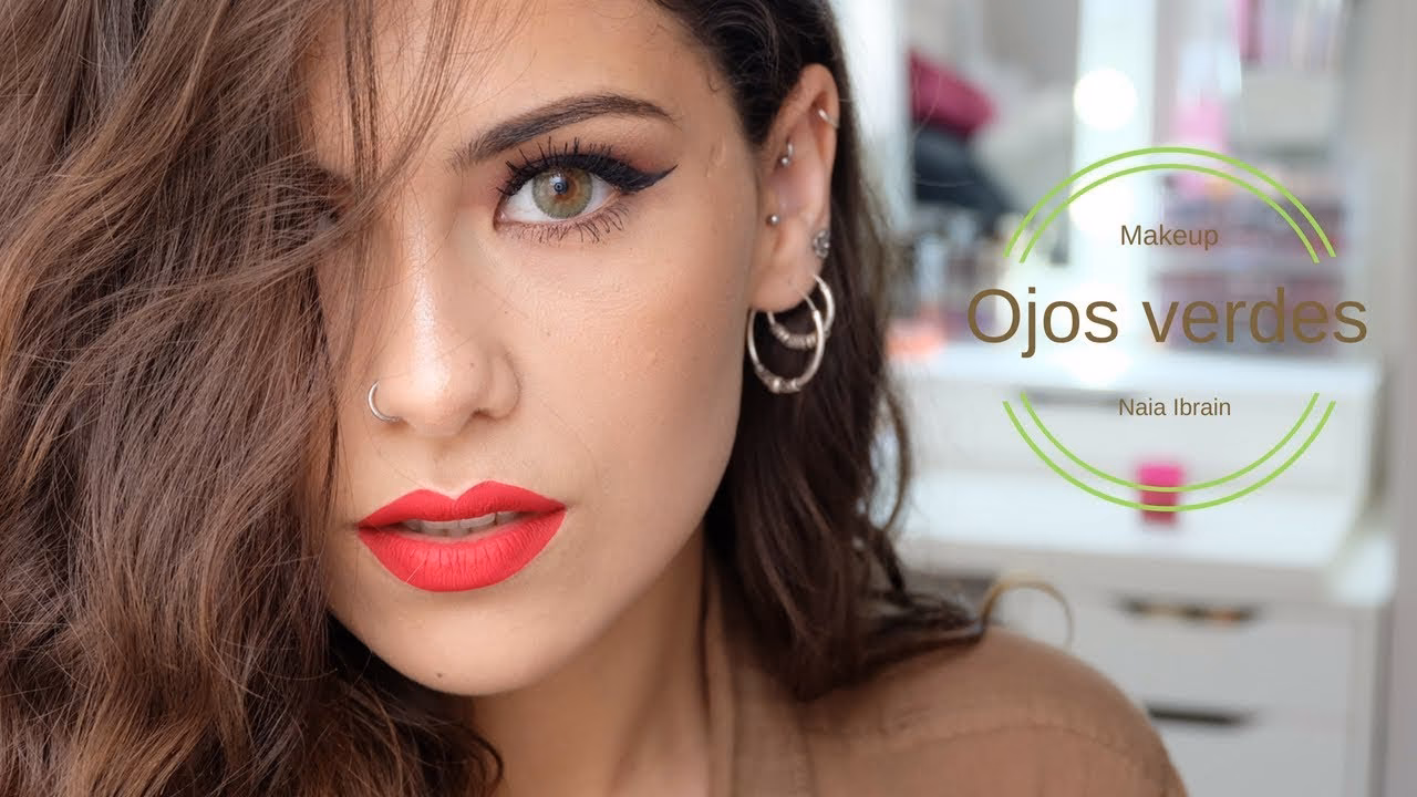¿Qué maquillaje resalta los ojos verdes?