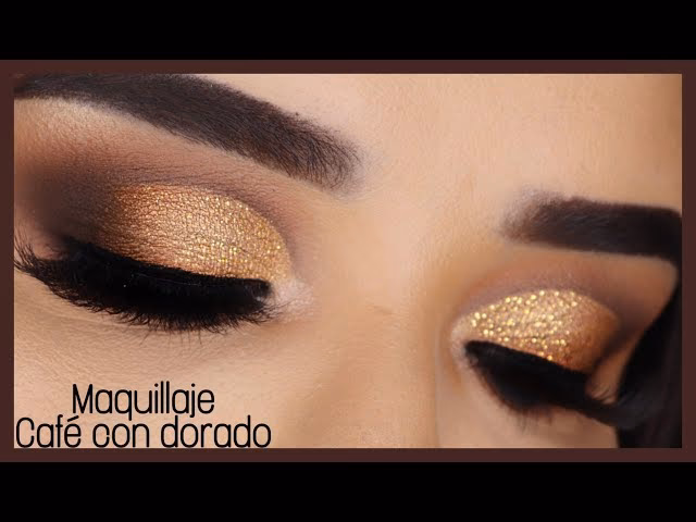 ¿Qué color de maquillaje con un vestido dorado?