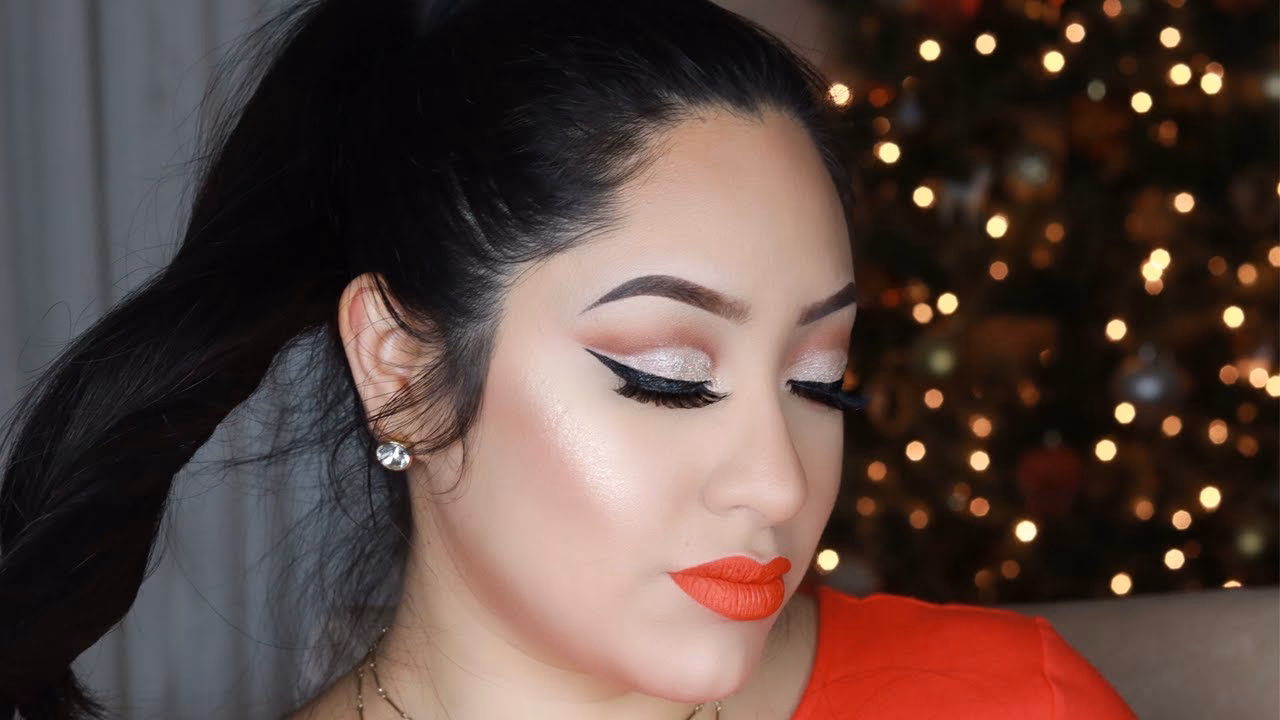 ¿Qué tipo de maquillaje le queda a un vestido rojo?