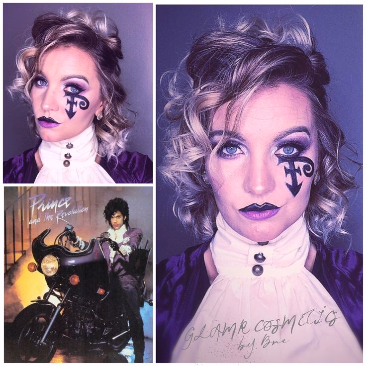 What kind of makeup did Prince wear?