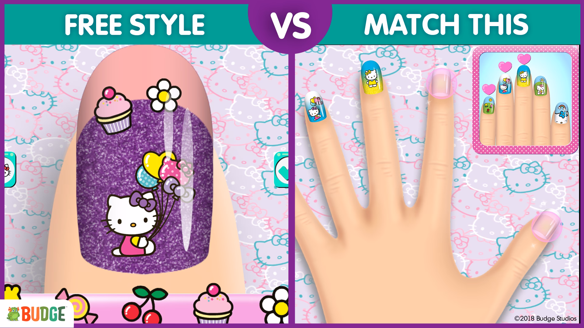 Is Hello Kitty nail salon free?