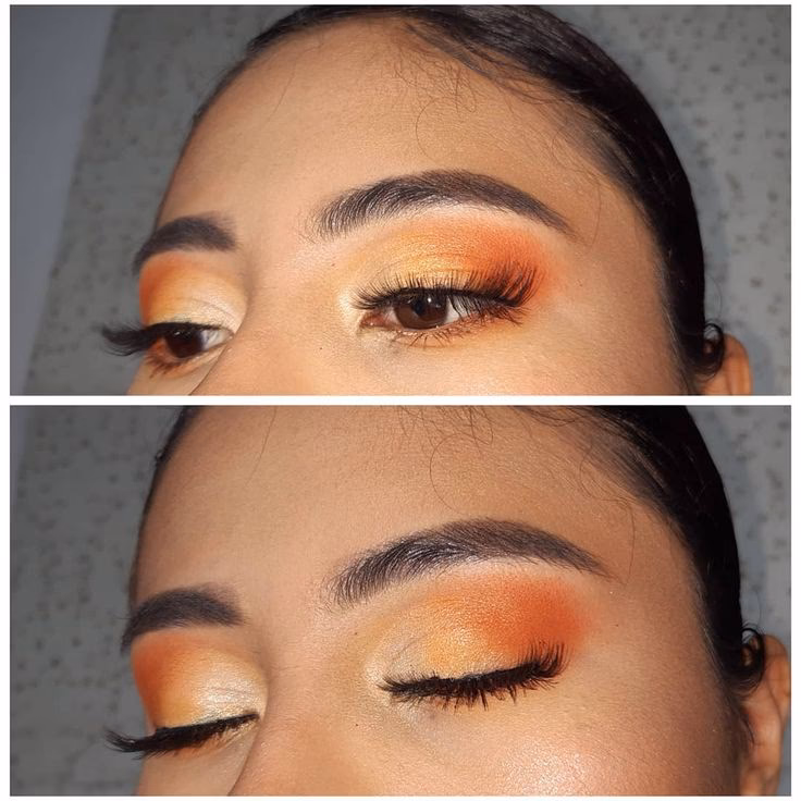 ¿Qué maquillaje combina con el color naranja?