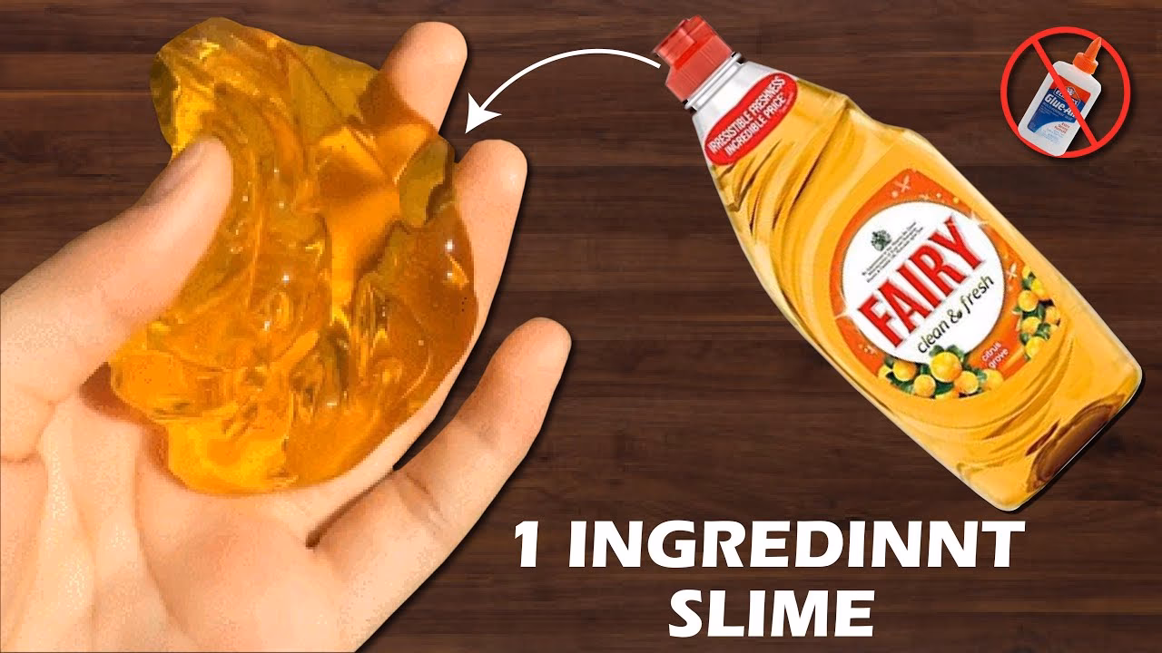 Does washing up liquid work as activator for slime?