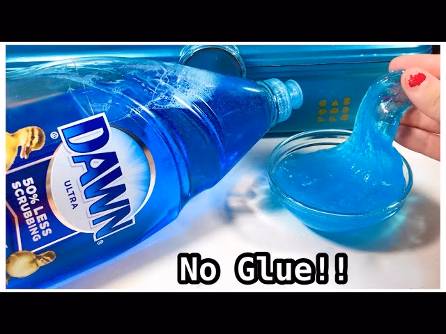 How to make slime with just dish soap?