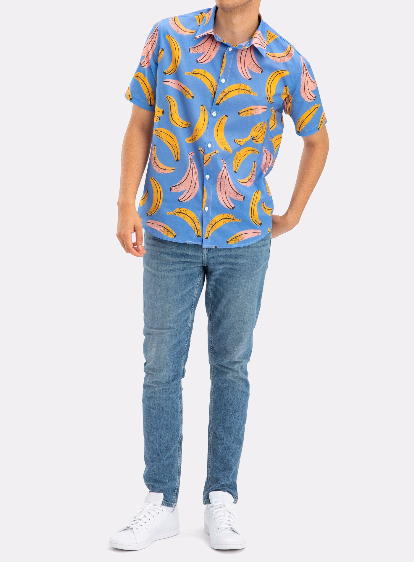 What fabric is used for button-down shirts?