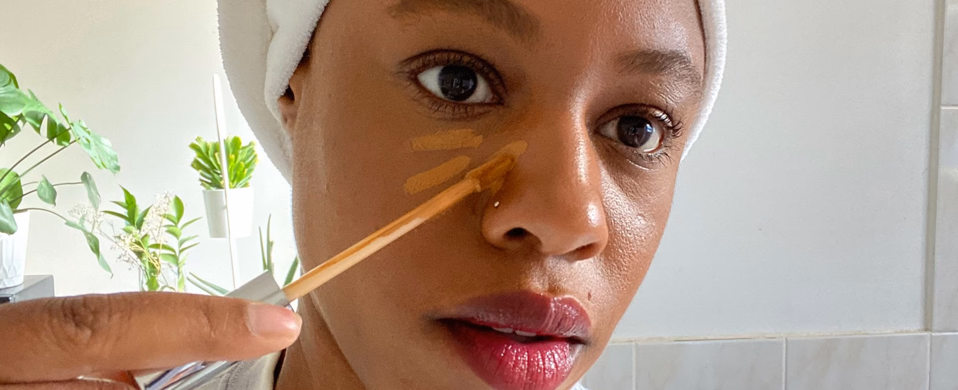 How to remove makeup with a new nose piercing?