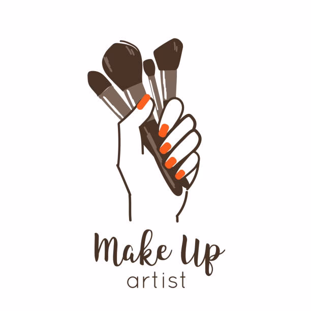 How to make a makeup artist logo?
