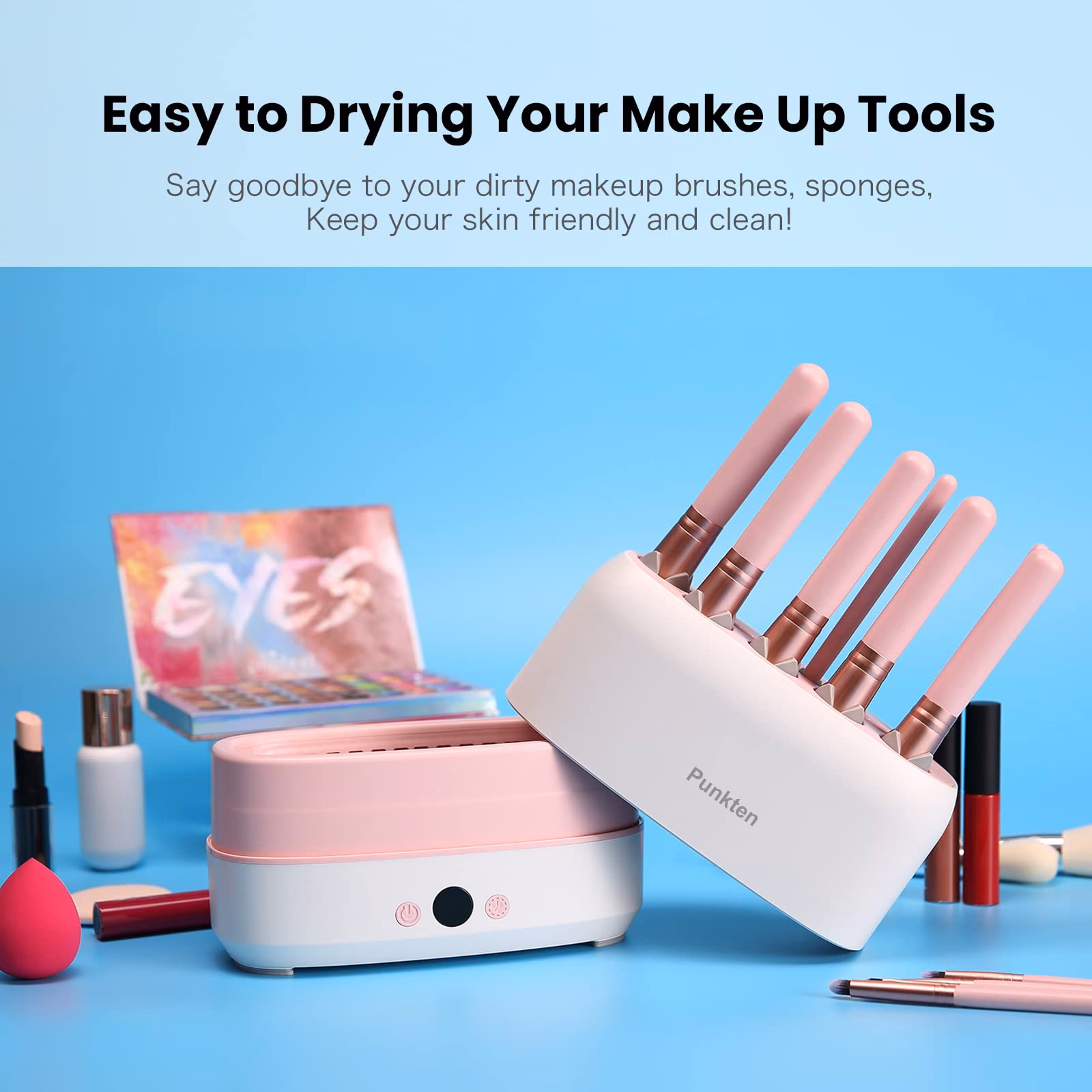 Can I put makeup brushes in the dryer?