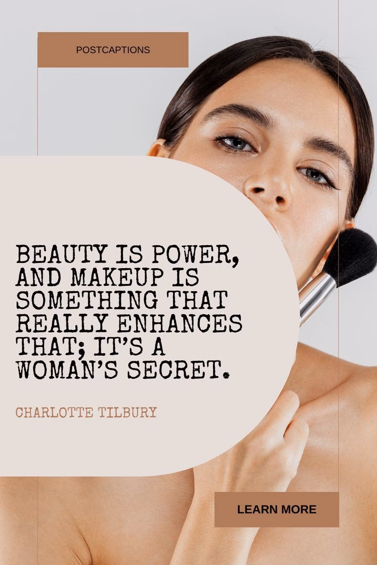 What is the best caption of beauty?