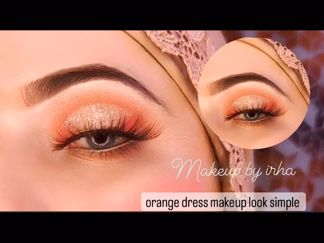 What color lipstick to wear with an orange dress?