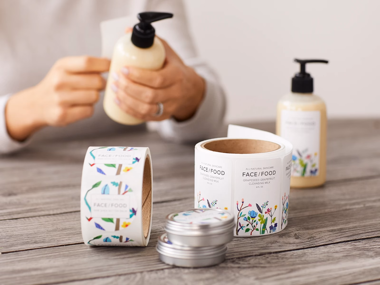 How do you label makeup?