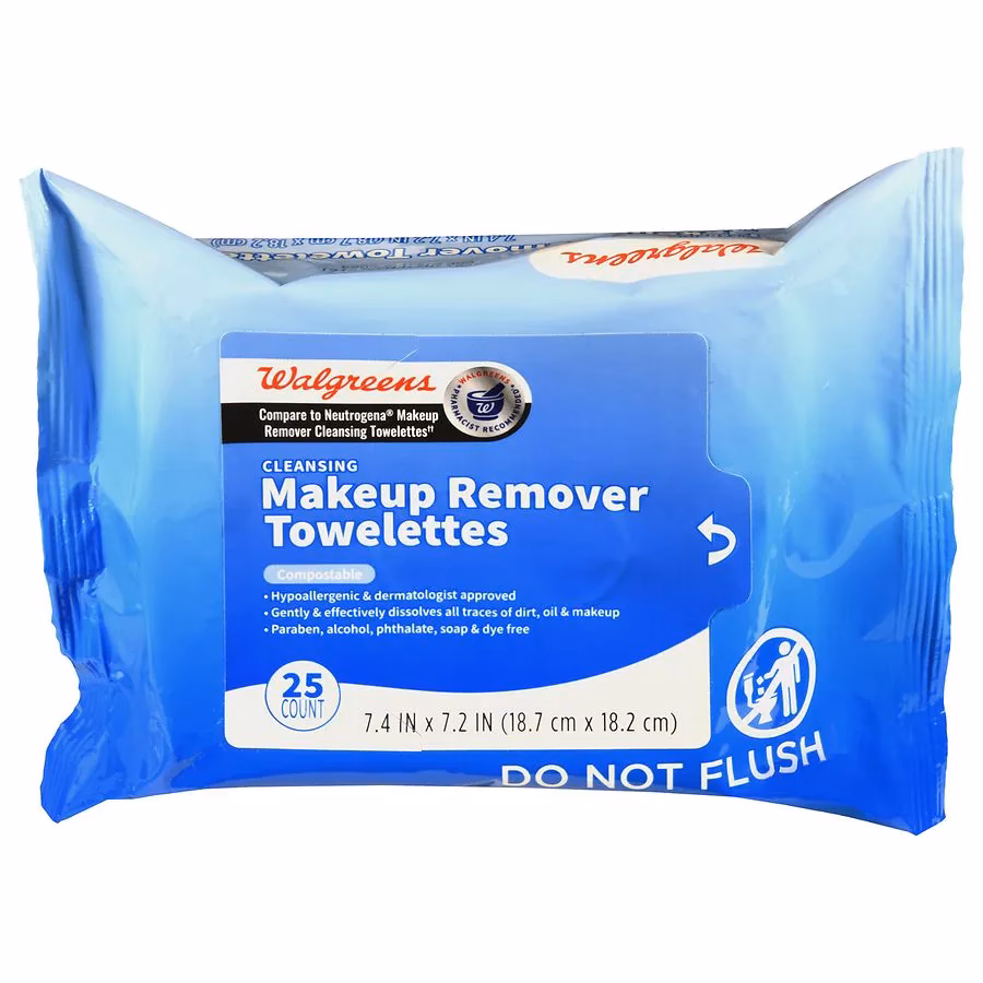 How do you use makeup remover towelettes?