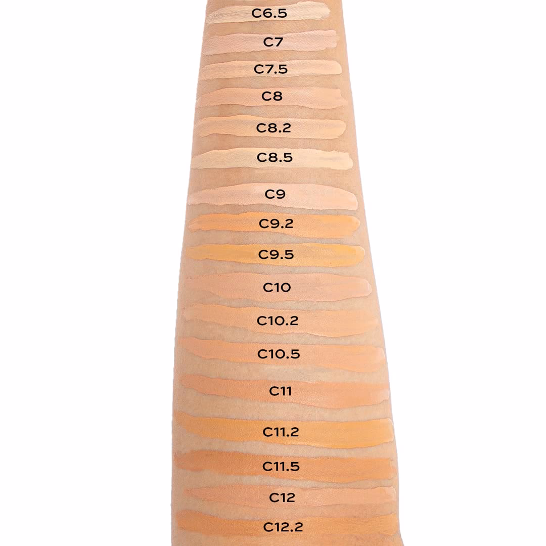 Where is the best place to swatch concealer?