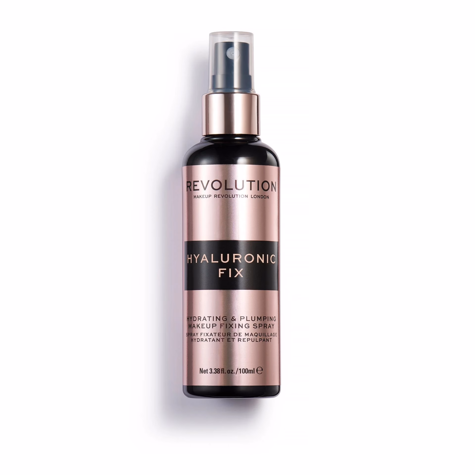 How do you use Revolution Hyaluronic Fixing Spray?