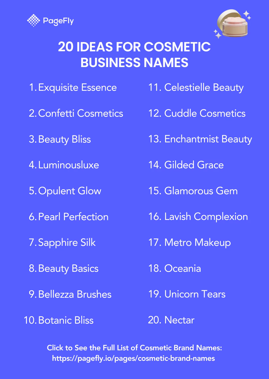 Which name is best for a cosmetic shop?