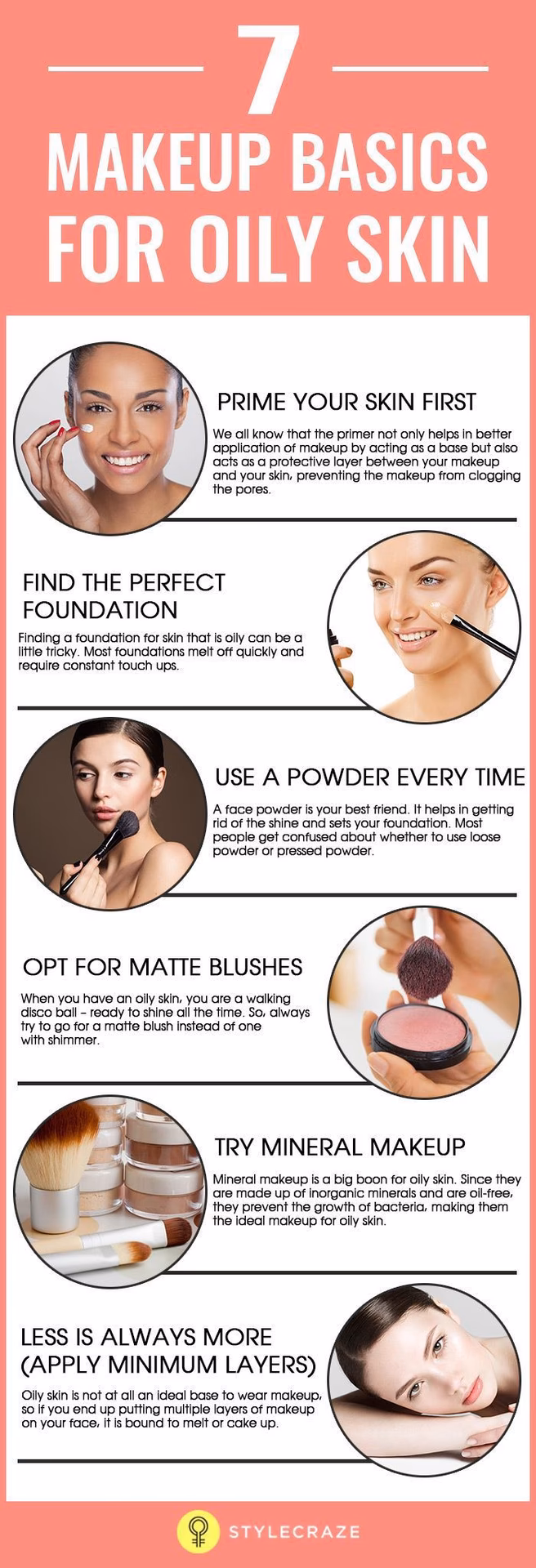 What are some tips for oily face?